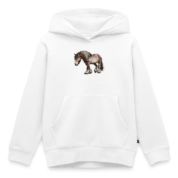 Trottez votre propre chemin - Sweat Premium à capuche enfant bio - blanc - Devant - AI Model Kid Female (0cm)