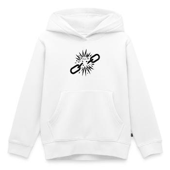 Freiheit - Kinder Premium Organic Hoodie - Weiß - Vorne - AI Model Kid Female (0cm)