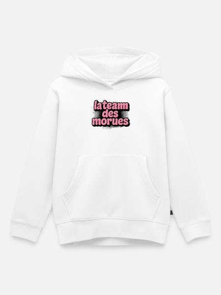 Das Kabeljau-Team - Kinder Premium Organic Hoodie - Weiß