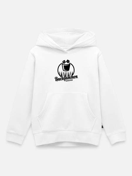Backgammon Master | Brettspiel | Geschenk - Kinder Premium Organic Hoodie - Weiß
