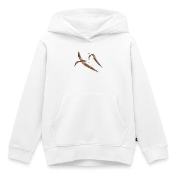 Ptérosaure Zhenyuanopterus - Sweat Premium à capuche enfant bio - blanc - Devant - AI Model Kid Female (0cm)