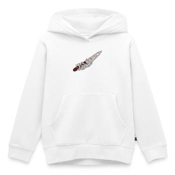 Geisterklingen mit Hand - Kinder Premium Organic Hoodie - Weiß - Vorne - AI Model Kid Female (0cm)
