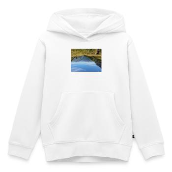 Alpine Panorama - Kinder Premium Organic Hoodie - Weiß - Vorne - AI Model Kid Female (0cm)