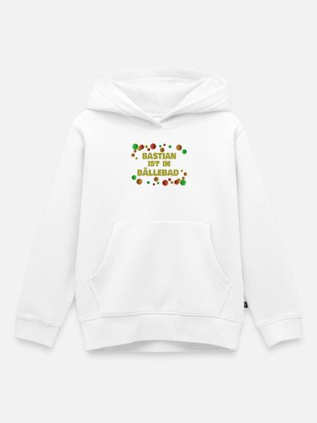 Geschenk für Ba - Kinder Premium Organic Hoodie - Weiß