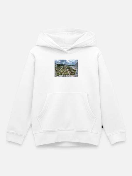 Der Ziergemüsegarten - Kinder Premium Organic Hoodie - Weiß