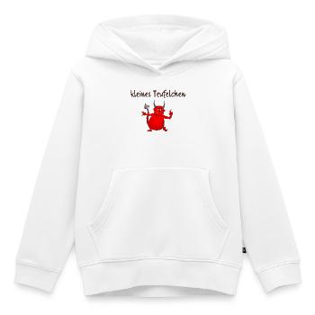 kleines Teufelchen - Kinder Premium Organic Hoodie - Weiß - Vorne - AI Model Kid Female (0cm)