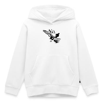 Wasserski - Kinder Premium Organic Hoodie - Weiß - Vorne - AI Model Kid Female (0cm)