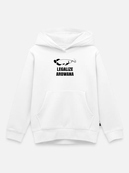 Fisch Statement Haustiere Lieblingstier Heimtier - Kinder Premium Organic Hoodie - Weiß