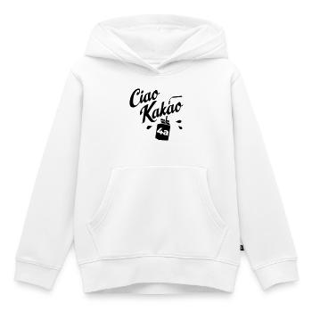 Graduating class 4a - Kids Premium Organic Hoodie - white - Front - AI Model Kid Female (0cm)