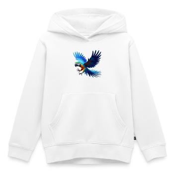 Ara (02) - Kinder Premium Organic Hoodie - Weiß - Vorne - AI Model Kid Female (0cm)