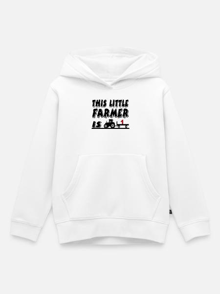 Bauer - Kinder Premium Organic Hoodie - Weiß