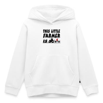 Bauer - Kinder Premium Organic Hoodie - Weiß - Vorne - AI Model Kid Female (0cm)