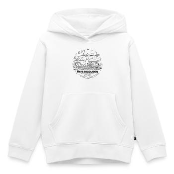 Pays Bigouden Pride Bretagne Finistère Kopfschmuck - Kinder Premium Organic Hoodie - Weiß - Vorne - AI Model Kid Female (0cm)