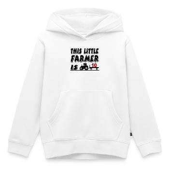 Bauer - Kinder Premium Organic Hoodie - Weiß - Vorne - AI Model Kid Female (0cm)
