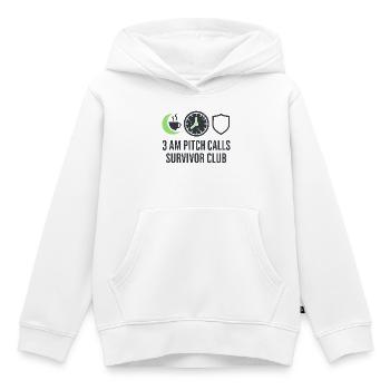 Startup-gründer Survivor Burnout Recover - Kinder Premium Organic Hoodie - Weiß - Vorne - AI Model Kid Female (0cm)