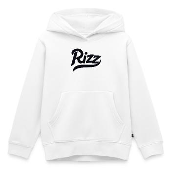 rizz - Kinder Premium Organic Hoodie - Weiß - Vorne - AI Model Kid Female (0cm)