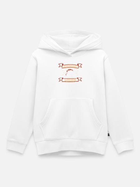 Geschenk für Lucien - Kinder Premium Organic Hoodie - Weiß