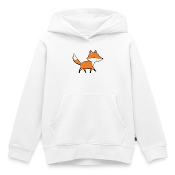 kleines Fuchskind - Kinder Premium Organic Hoodie - Weiß - Vorne - AI Model Kid Female (0cm)