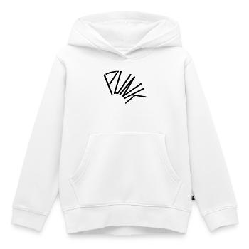 Punk - Kinder Premium Organic Hoodie - Weiß - Vorne - AI Model Kid Female (0cm)