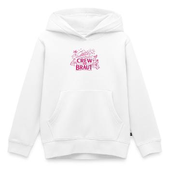 Crew der Braut – JGA Cruise Kreuzfahrt - Kinder Premium Organic Hoodie - Weiß - Vorne - AI Model Kid Female (0cm)