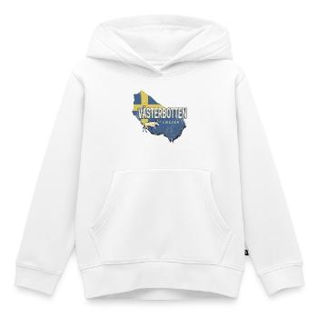 Västerbotten in Schweden Provinz mit Landkarte - Kinder Premium Organic Hoodie - Weiß - Vorne - AI Model Kid Female (0cm)