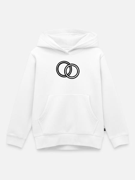 Verlobung - Kinder Premium Organic Hoodie - Weiß