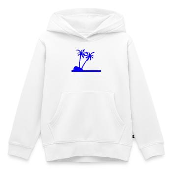 Palmen - Kinder Premium Organic Hoodie - Weiß - Vorne - AI Model Kid Female (0cm)