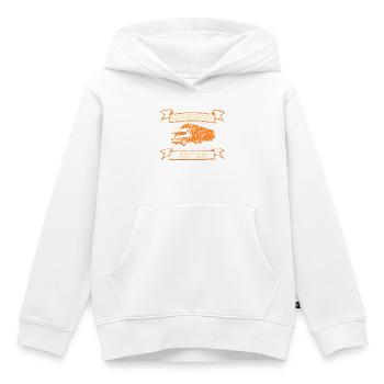Anton - Kinder Premium Organic Hoodie - Weiß - Vorne - AI Model Kid Female (0cm)