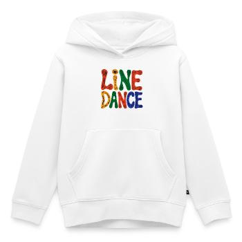 Live Dance - Kids Premium Organic Hoodie - white - Front - AI Model Kid Female (0cm)
