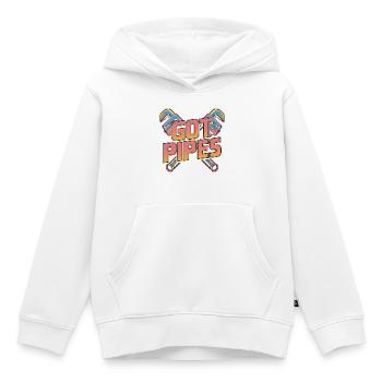 Master Plumber Got Pipes Journeyman Plumber - Kids Premium Organic Hoodie - white - Front - AI Model Kid Female (0cm)