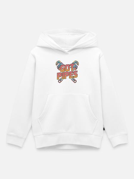 Master Plumber Got Pipes Journeyman Plumber - Kinder Premium Organic Hoodie - Weiß