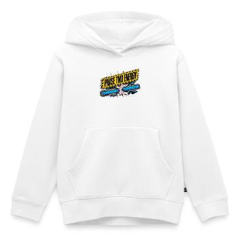 Phase Zwei Energie Comic-Stil - Kinder Premium Organic Hoodie - Weiß - Vorne - AI Model Kid Female (0cm)