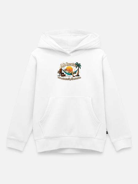 Rente Ruhestand Abschiedsgeschenk Kollege - Kinder Premium Organic Hoodie - Weiß