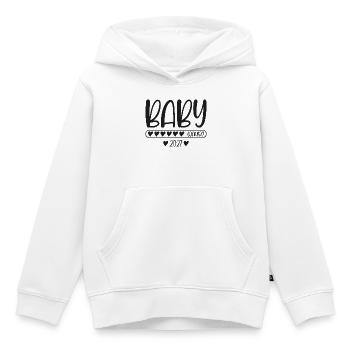 Baby 2027 Loading Schwangerschaft verkünden  - Kinder Premium Organic Hoodie - Weiß - Vorne - AI Model Kid Female (0cm)