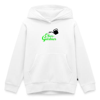 Obergärtner Giesskanne - Kinder Premium Organic Hoodie - Weiß - Vorne - AI Model Kid Female (0cm)
