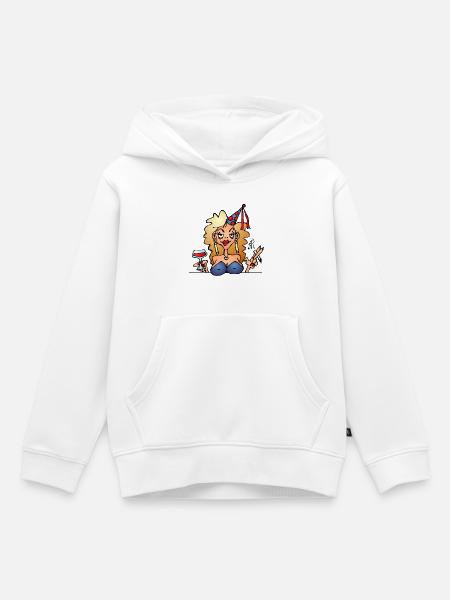 Birthday party II - Kinder Premium Organic Hoodie - Weiß