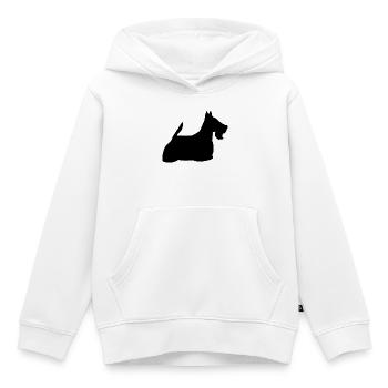 Schottischer Terrier - Kinder Premium Organic Hoodie - Weiß - Vorne - AI Model Kid Female (0cm)