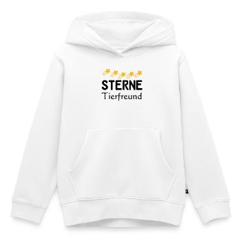 Sterne Tierfreund Geschenk - Kinder Premium Organic Hoodie - Weiß - Vorne - AI Model Kid Female (0cm)