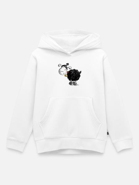 Wolli Wollschaf - Schaf - Schafe - Kinder Premium Organic Hoodie - Weiß