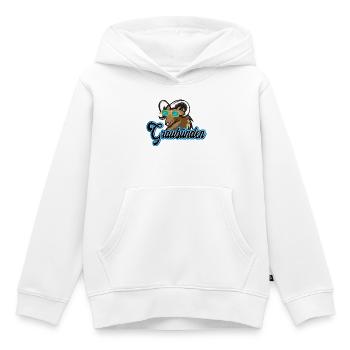 Style Capricorne des Grisons - Sweat Premium à capuche enfant bio - blanc - Devant - AI Model Kid Female (0cm)