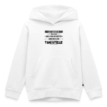 Tankstelle Tankstellenwart - Kinder Premium Organic Hoodie - Weiß - Vorne - AI Model Kid Female (0cm)