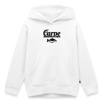 Angeln, Fischer, Karpfen - Kinder Premium Organic Hoodie - Weiß - Vorne - AI Model Kid Female (0cm)