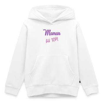 SCHÖNEN MUTTERTAG. MAMA. MUTTERTAG - Kinder Premium Organic Hoodie - Weiß - Vorne - AI Model Kid Female (0cm)
