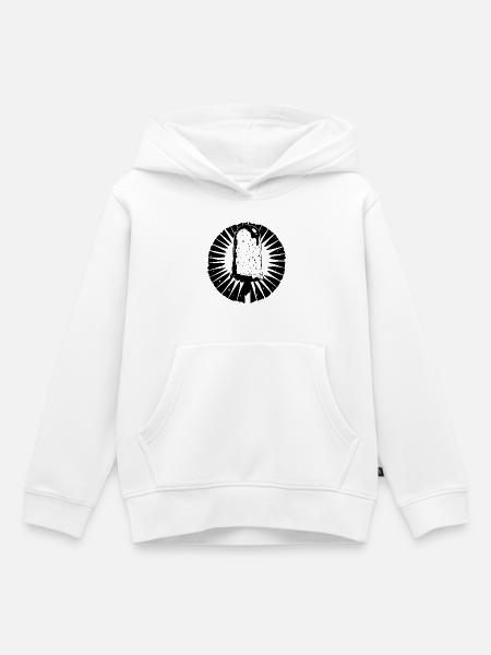Eiscreme - Kinder Premium Organic Hoodie - Weiß