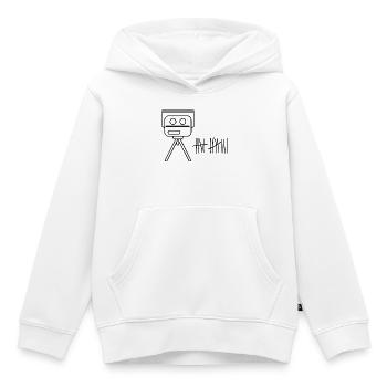 Speed - Kids Premium Organic Hoodie - white - Front - AI Model Kid Female (0cm)
