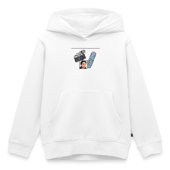 Foto-Dampf - Kinder Premium Organic Hoodie - Weiß - Vorne - AI Model Kid Female (0cm)