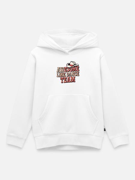 Awesome Line Dance Team - Kinder Premium Organic Hoodie - Weiß