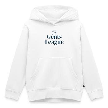 Gents League - Kinder Premium Organic Hoodie - Weiß - Vorne - AI Model Kid Female (0cm)