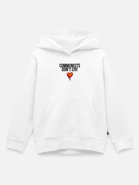 communists don't cry - Kinder Premium Organic Hoodie - Weiß