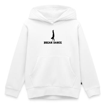 Danse break - Sweat Premium à capuche enfant bio - blanc - Devant - AI Model Kid Female (0cm)